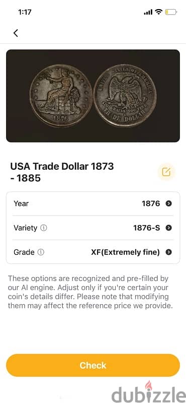 USA Trade Dollar 1876 2