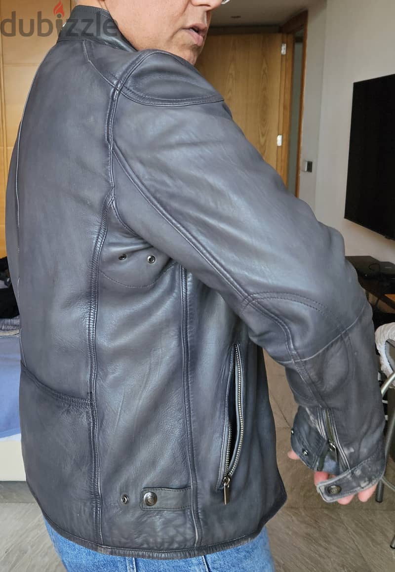 MASSIMO DUTTI Leather Jacket 3