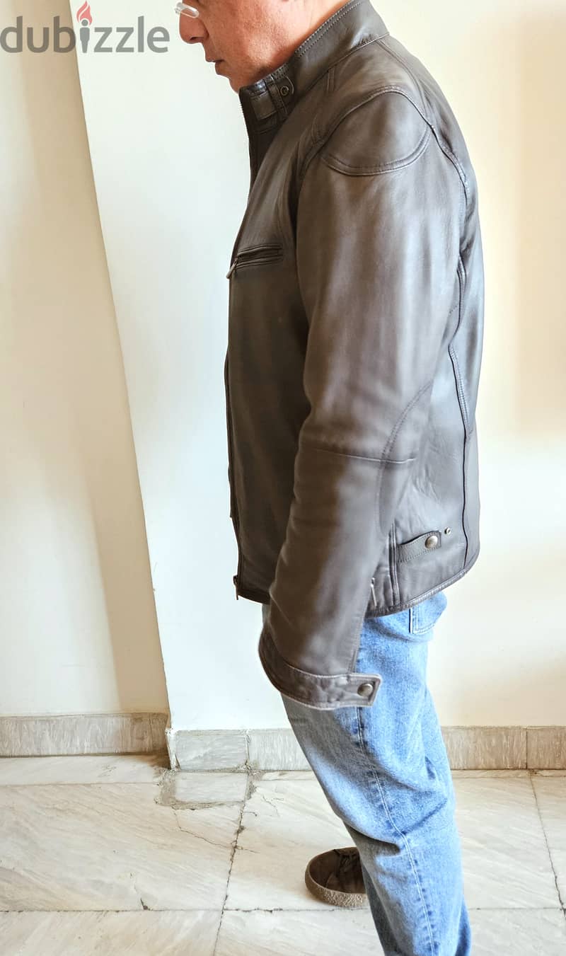 MASSIMO DUTTI Leather Jacket 11