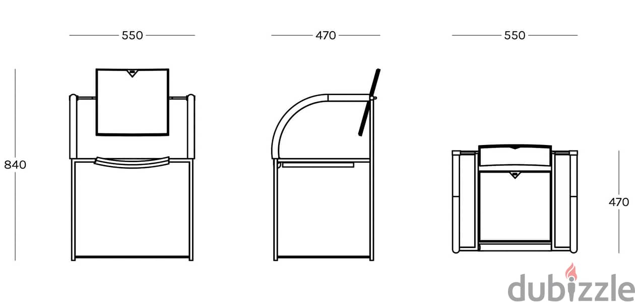 Architectural Design Arm Chair for Office/Home 8