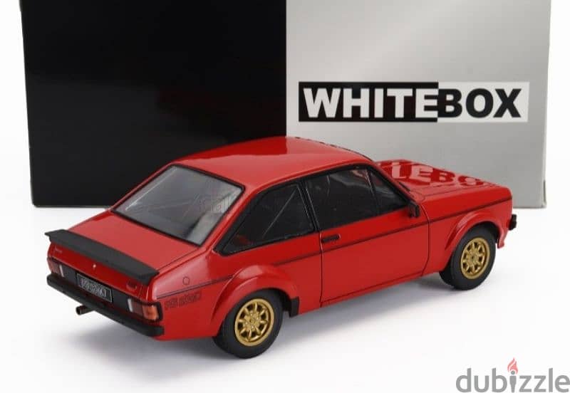 Ford Escort MKII RS 1977 diecast car model 1:24 2