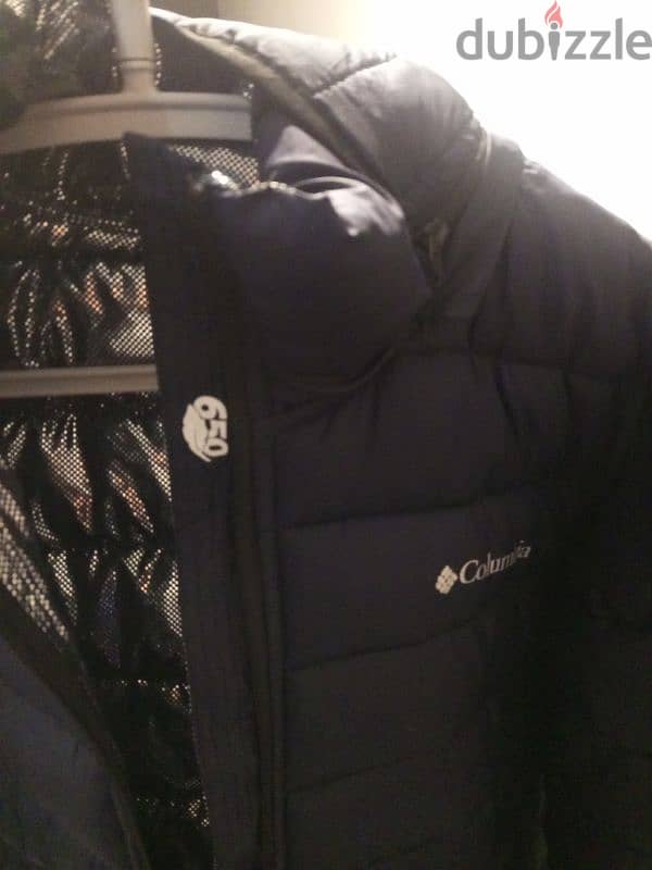 columbia padded jacket size M navy 2