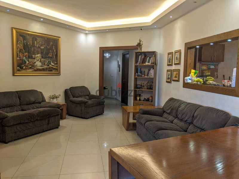 115 SQM Fully Furnished Apartment in Aoukar, Metn + Terrace 0