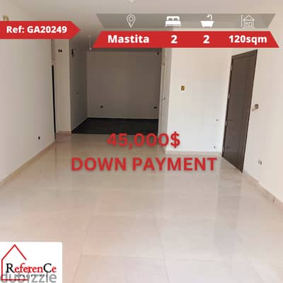 Apartment with installments in Mastita شقة بالتقسيط في مستيتا