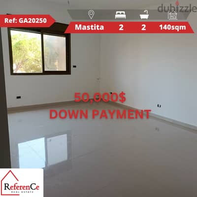 Apartment with installments in Mastita شقة بالتقسيط في مستيتا