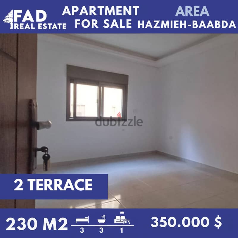 Apartment for Sale in Hazmieh شقة للبيع في الحازمية بعبدا 0