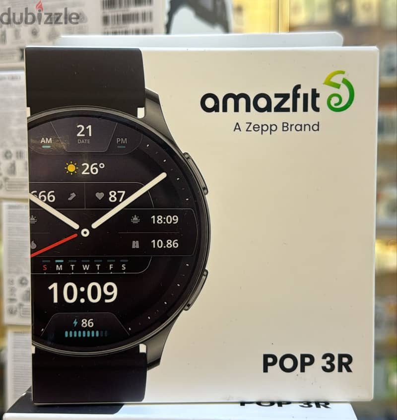 Amazfit Pop 3R silver exclusive & original price 0