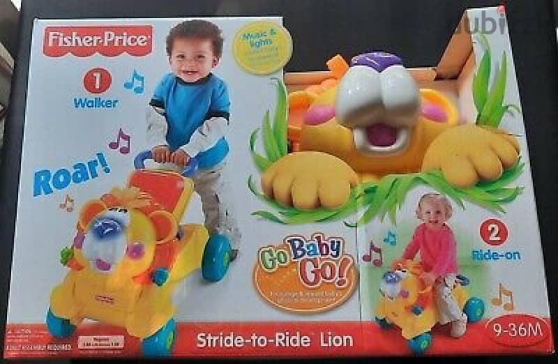 Fisher-Price Stride-To-Ride Lion  Developmental Toy 9 Mths - 3 Years 0