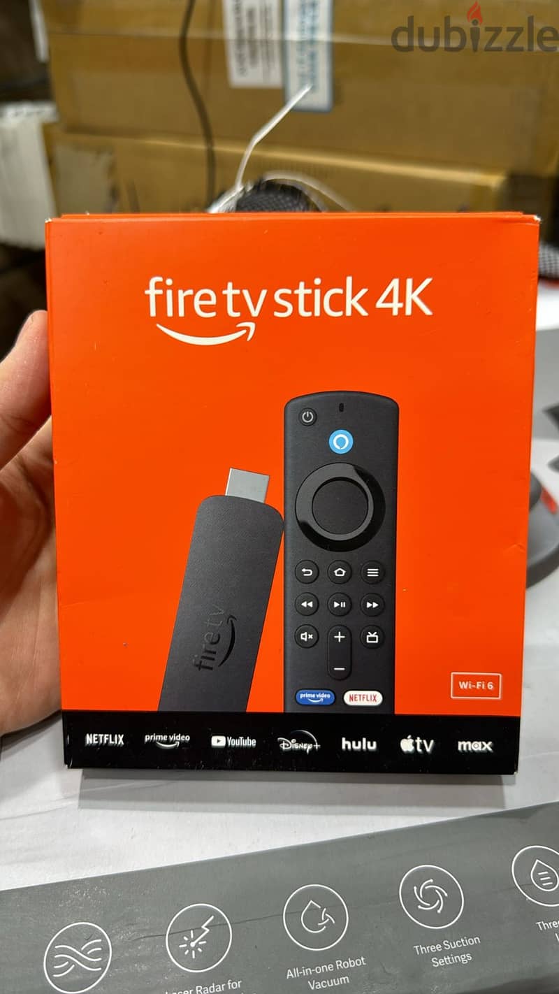 Amazon fire tv stick 4k (2nd gen) with alexa voice remote (3rd gen) w 0