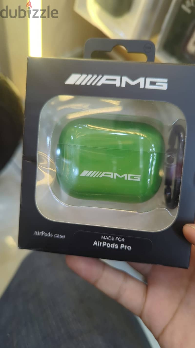 AMG transparent case airpods pro green exclusive & last offer 0