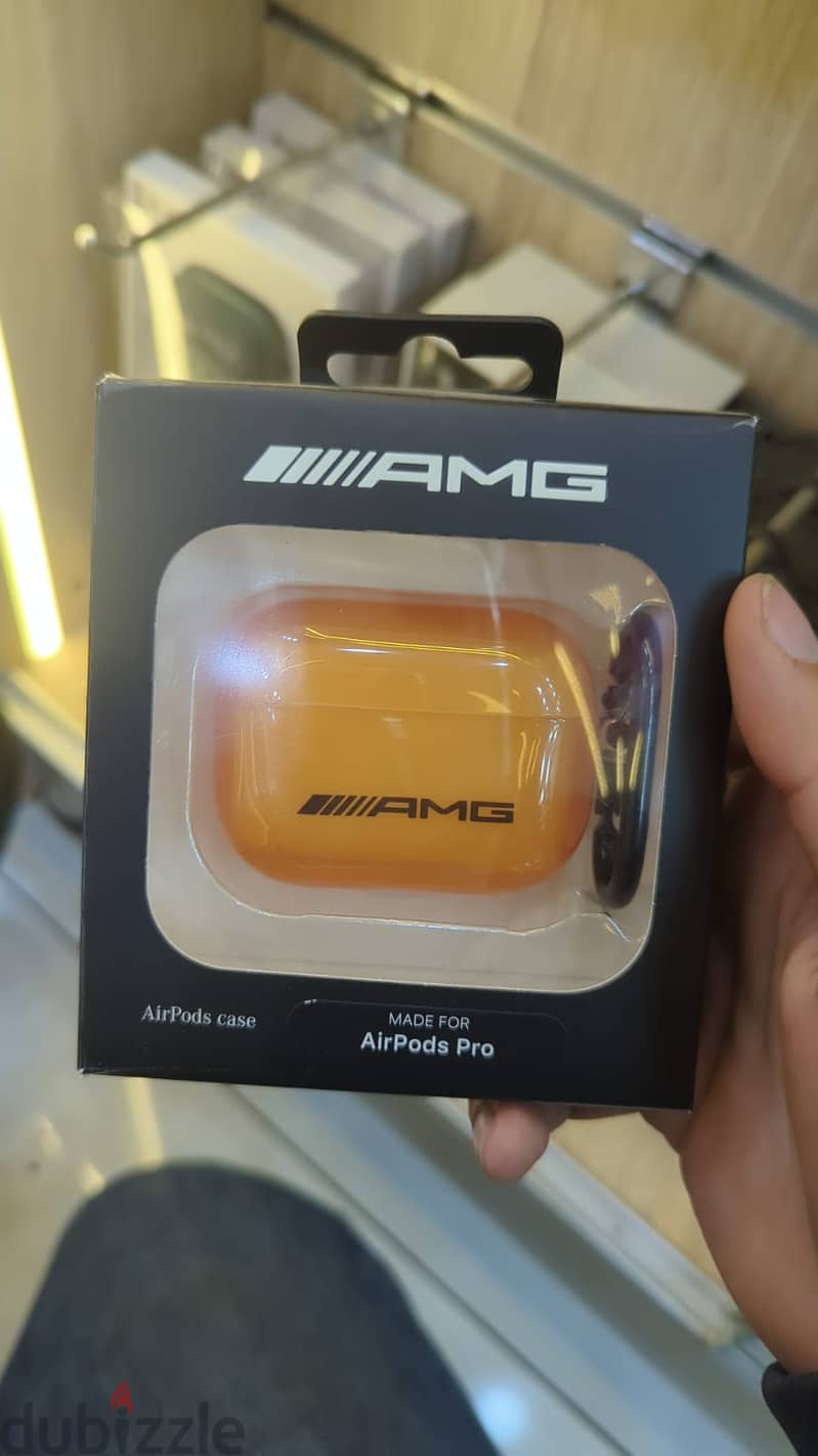 AMG transparent case airpods pro yellow original & last offer 0