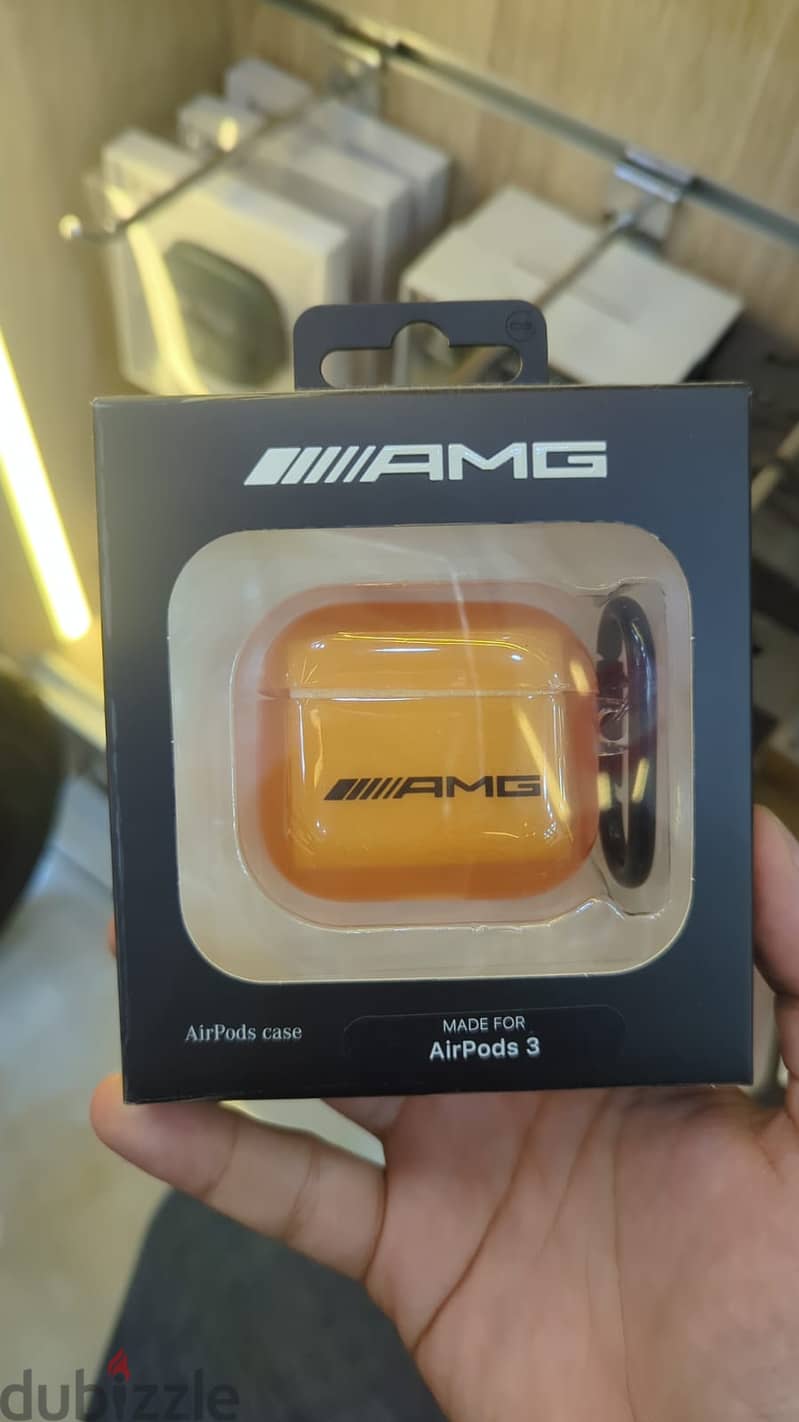 AMG transparent case airpods 3 yellow 0