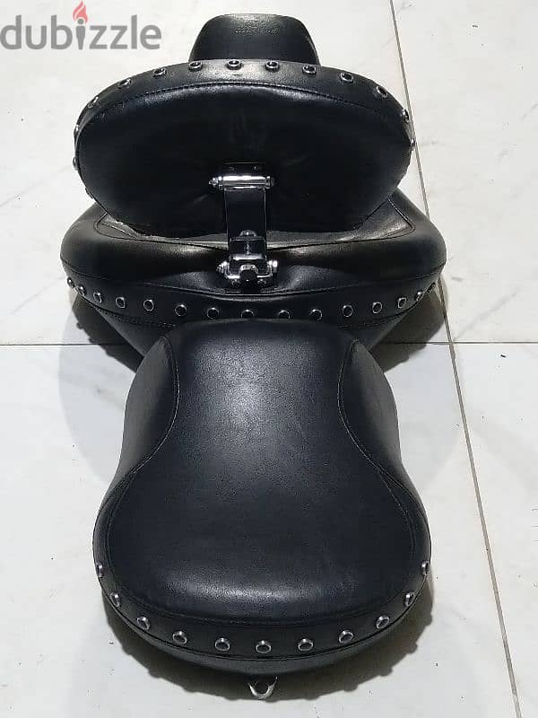 Harley Davidson Mustang seats and backrest 3