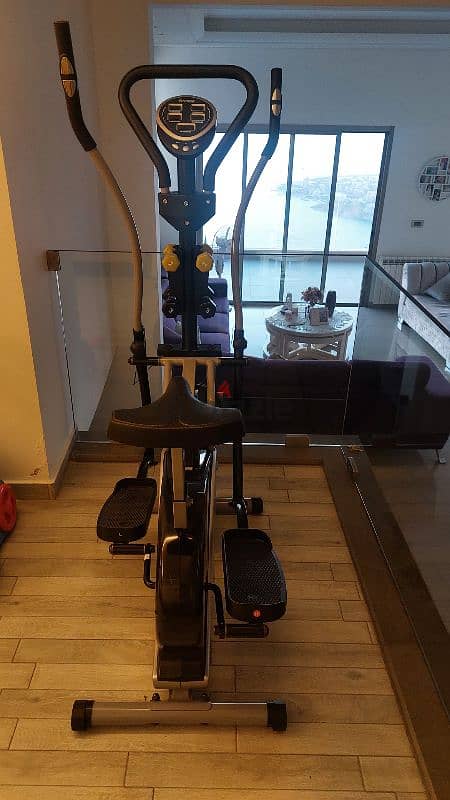 Fitness Elliptical Black 0