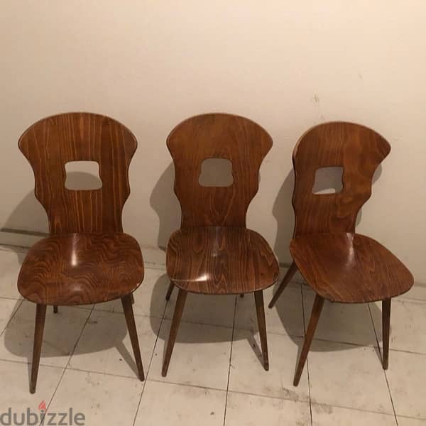 3 vintage artdeco chairs in excellent condition. 120$ 1