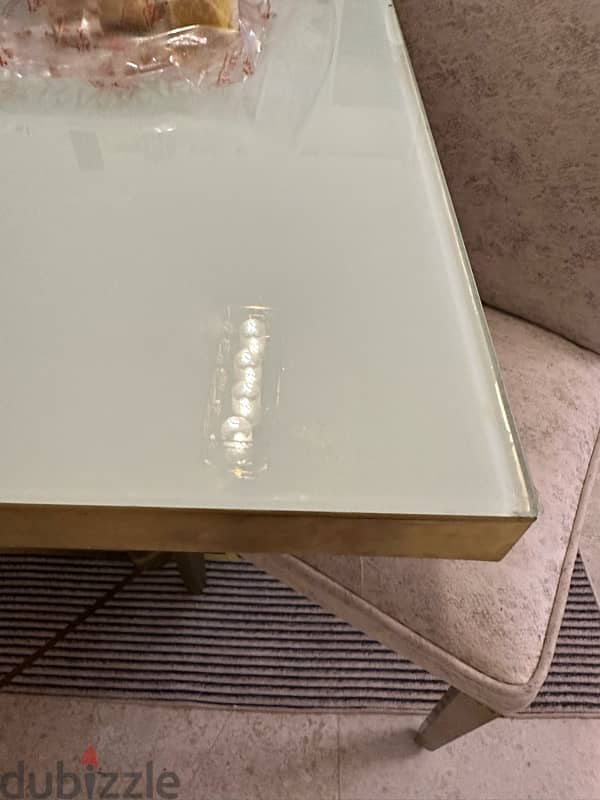 dinner table glass and stainless gold ma4 6 chairs ma3 dorswar 4