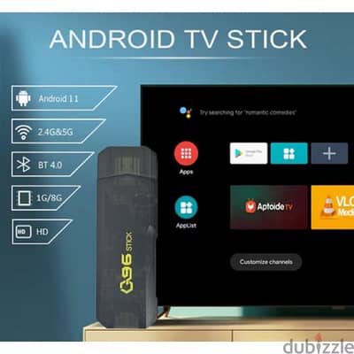 Q96 4K TV Box Stick – Android TV Dongle & Media Player 8gb 128gb