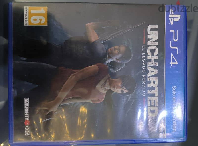 Uncharted lost legacy for ps4 like new used only one time 0