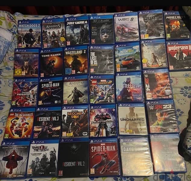 180 ps4/5 games sale or trade kl game se3r 2