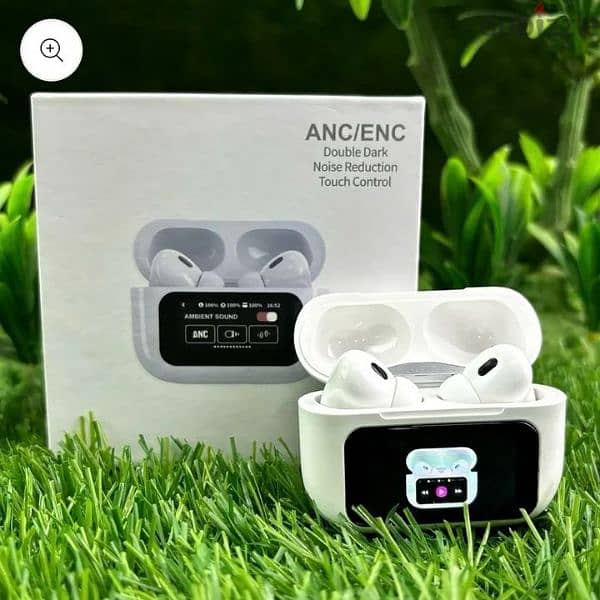 A9 PRO  AirPuds with LCD  touch display ANC ( ACTIVE NOISE CANCELATIO) 3