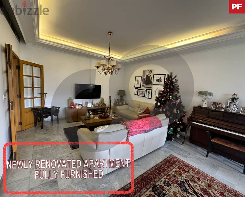 City view-Newly renovated-Easy access-Hazmieh/حازميه REF#PF115022 0