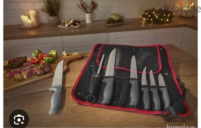 7 pieces butchers knife set/ernesto 1