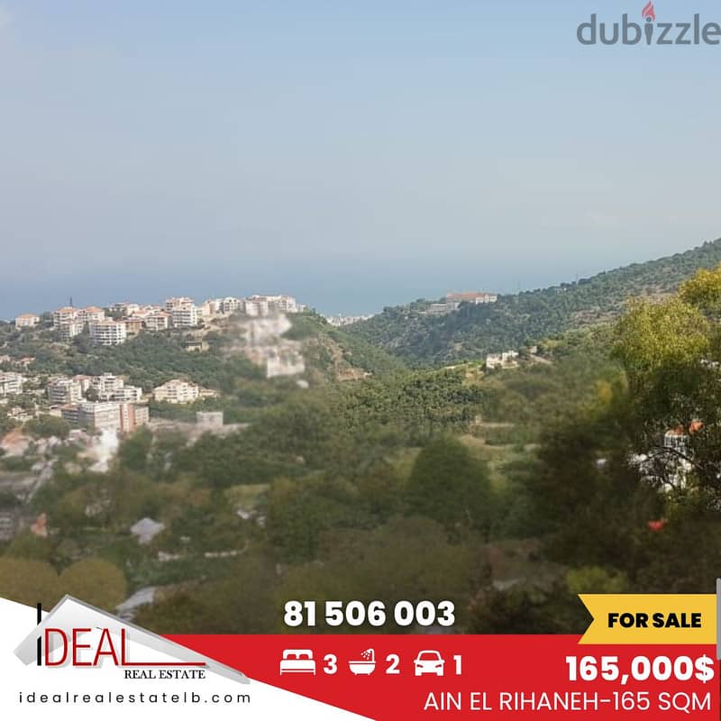 165 sqm furnished Apartment for sale in Ain el Rihaneh REF#KZ311 0