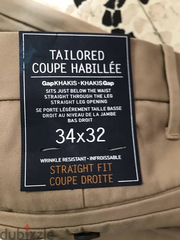 Gap straight fit 34 0