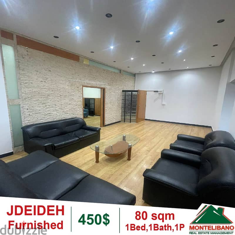 Fully Furnished apartment for rent in Jdeideh!! 0