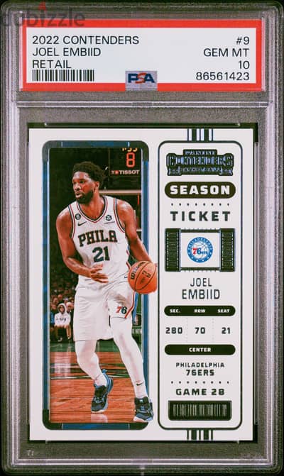 2022 PANINI CONTENDERS | NBA Trading Card |#9 JOEL EMBIID