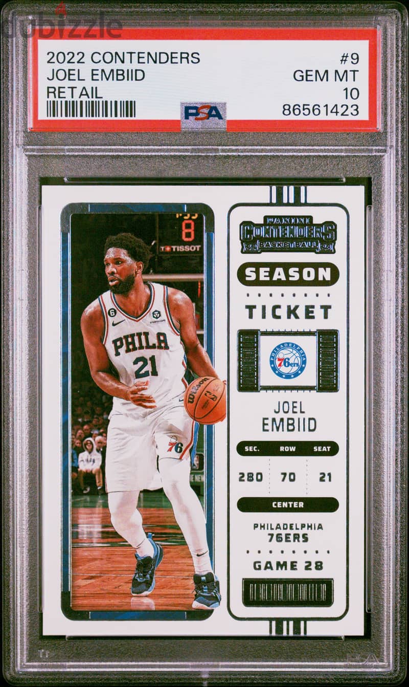 2022 PANINI CONTENDERS | NBA Trading Card |#9 JOEL EMBIID 0