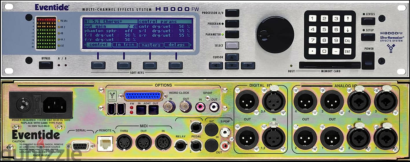 Eventide H8000FW with EVE/NET Controller 3