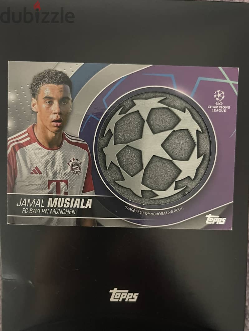 Jamal Musiala 2023-24 Topps UCC Commemorative Starball Relic Medallio 2