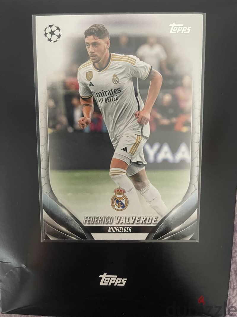 2024 Topps Soccer Trading Card - Real Madrid Federico Valverde #99 0