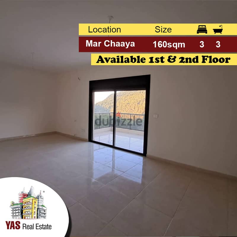 Mar Chaaya 160m2 | Brand New | Luxurious | Mountain View | AMK | 0