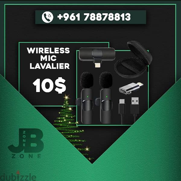 Wireless Mic ( Lavalier ) for any phone 0