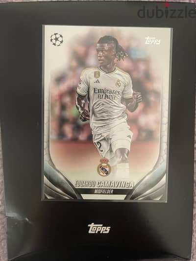 2024 Topps Soccer Trading Card - Real Madrid Eduardo Camavinga #36