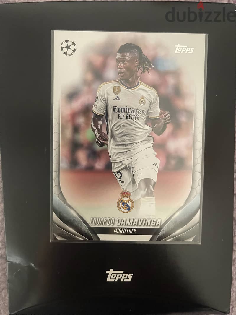 2024 Topps Soccer Trading Card - Real Madrid Eduardo Camavinga #36 0