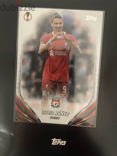 2024 Topps Soccer Trading Card -  Liverpool Darwin Nunez  #41