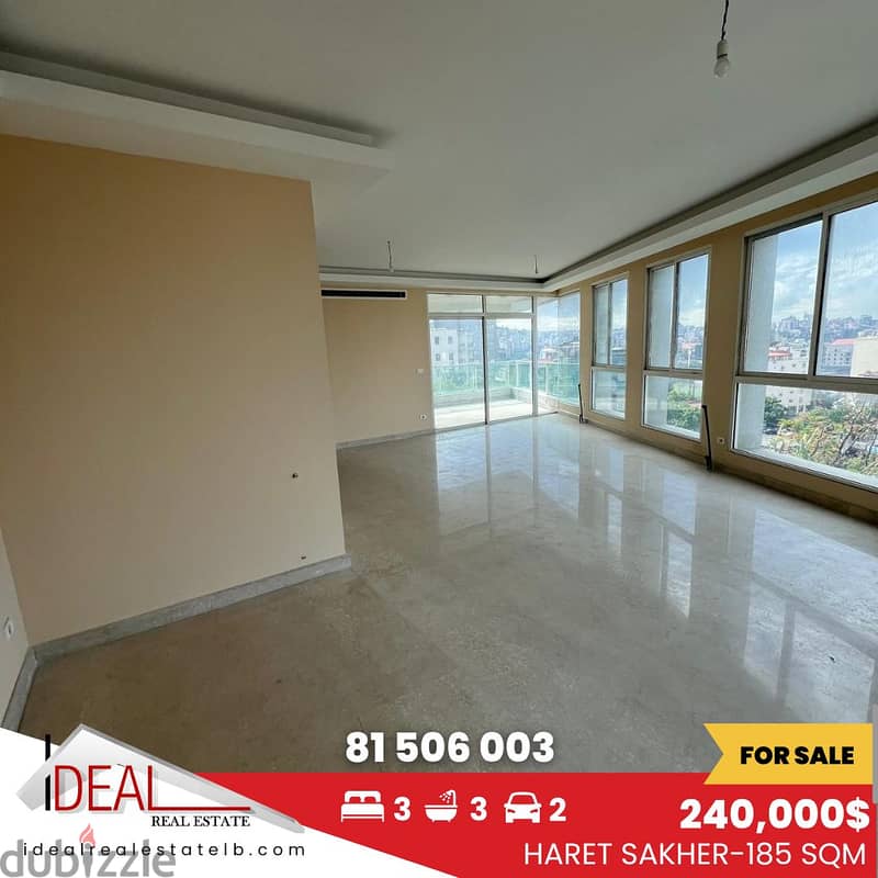 185 sqm Apartment for sale in Haret sakher jounieh REF#MA15137 0