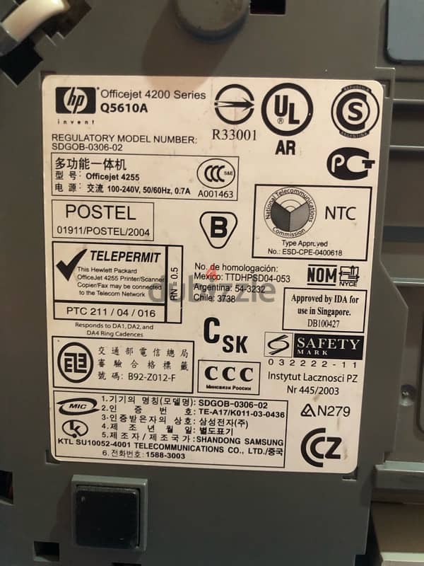 All in one printer ( printing , scanning , copying , faxing ) 3