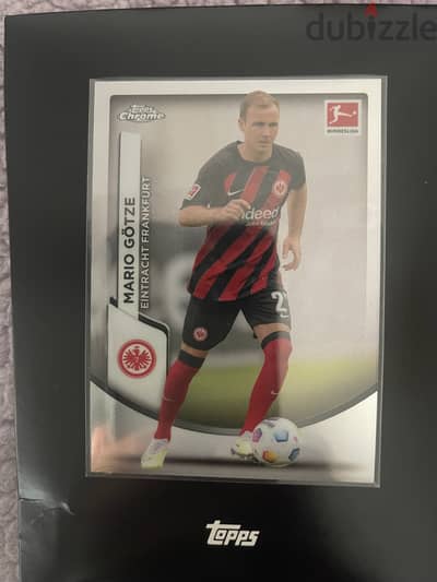 2024 Topps Chrome Soccer Trading Card - Frankfurt Mario Gotze #31