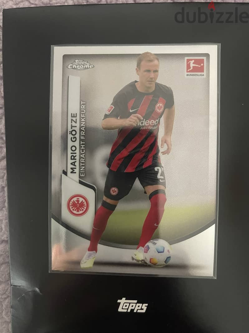 2024 Topps Chrome Soccer Trading Card - Frankfurt Mario Gotze #31 0