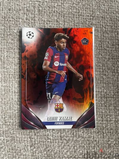 2024 Topps Soccer Trading Card - Barcelona Lamine Yamal RC #64