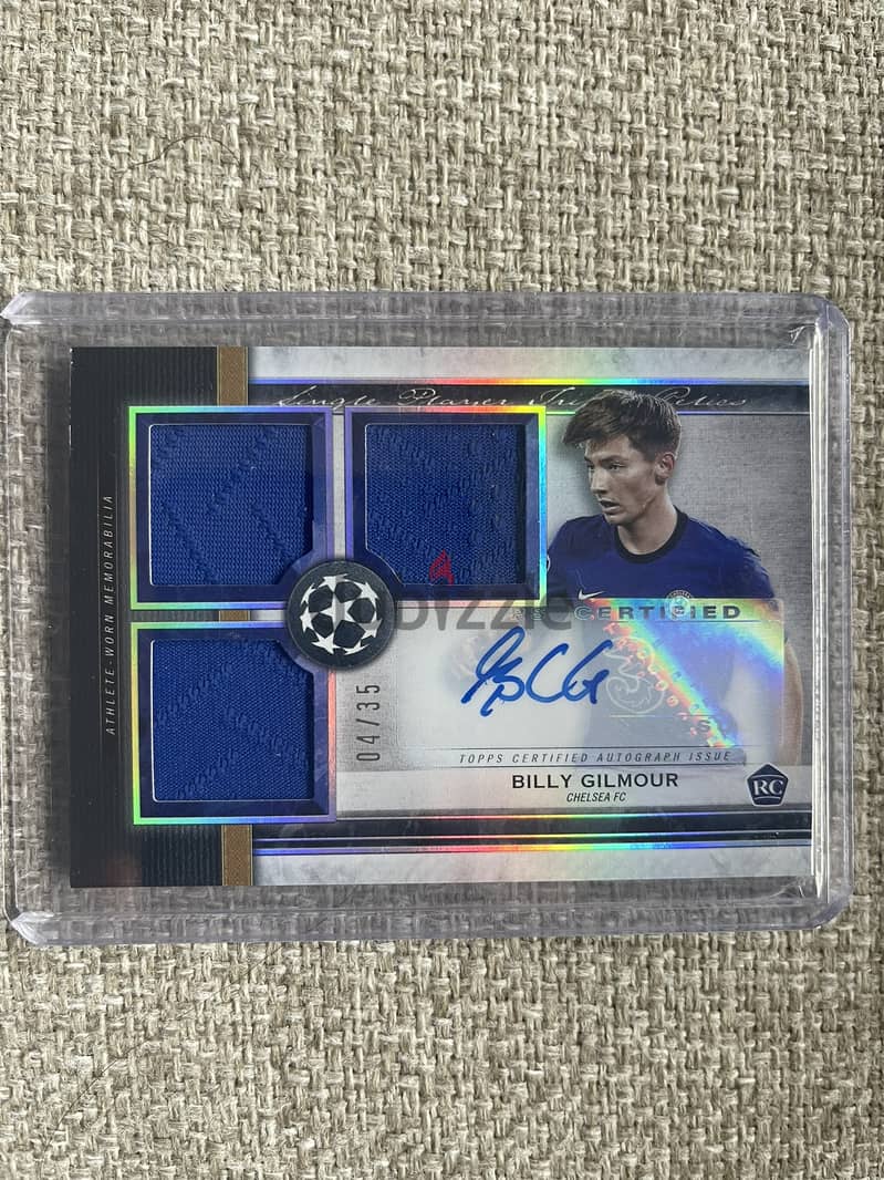 Topps 2021 - Soccer Trading Card - Chelsea FC Billy Gilmour Autograph 0