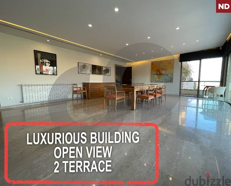 luxurious /open view/2 terrace-hazmieh,Mar Takla/مار تقلا REF#ND115075 0