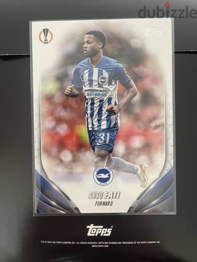 2024 Topps Soccer Trading Card - Brighton Ansu Fati #171