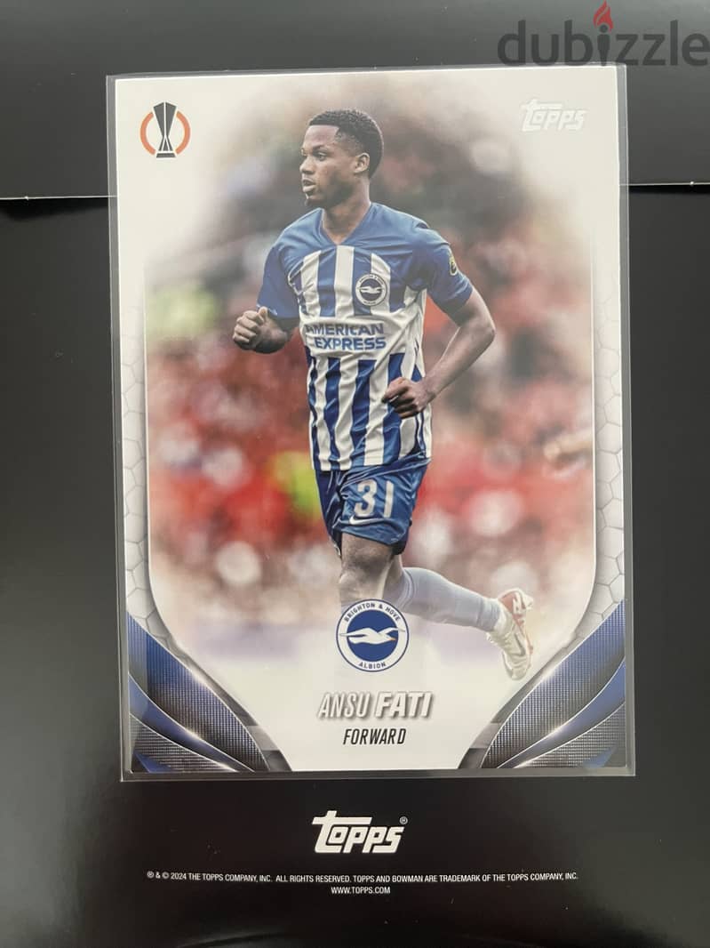 2024 Topps Soccer Trading Card - Brighton Ansu Fati #171 0