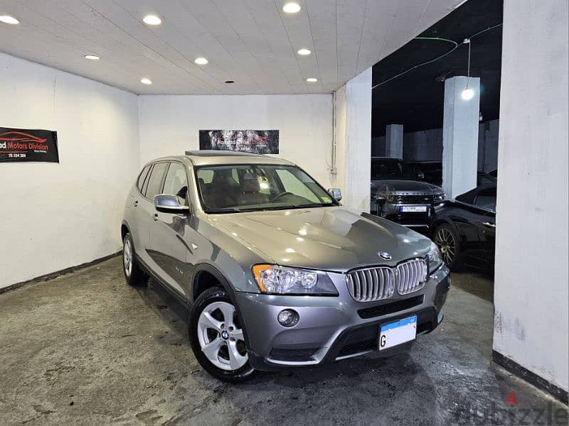 2012 BMW X3 2.8 X-Drive Dark Grey/Basket Leather Clean Carfax Like New 0