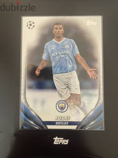 2024 Topps Soccer Trading Card - Manchester City Rodri #75